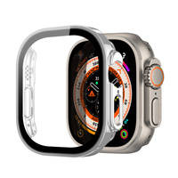 Dux Ducis Hamo etui do Apple Watch Ultra 49 mm metaliczny pokrowiec na smartwatch srebrne