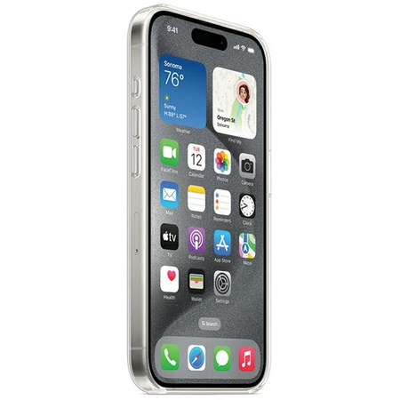 Apple Clear Case MT233ZM/A MagSafe Silikonhülle für iPhone 15 Pro Max – transparent