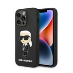 Karl Lagerfeld Silicone NFT Ikonik - Etui iPhone 14 Pro Max (czarny)