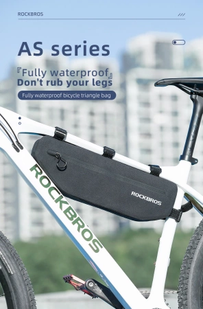 Rockbros AS-043 Fahrradtasche mit Klettverschluss 3l - schwarz