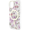 Guess GUHMP14MHCFWST iPhone 14 Plus 6,7" transparente Hardcase Flower MagSafe