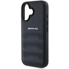 Original Case IPHONE 16 Mercedes AMG Hardcase Leather Debossed Lines Black Logo (AMHCP16SGSEBK) black