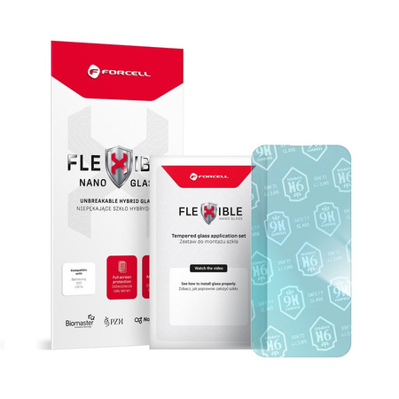 Forcell Flexible Nano Glass - szkło hybrydowe do iPhone 14 Pro