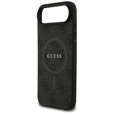 Guess 4G Ring Classic Logo MagSafe Hülle für iPhone 17 Air - Schwarz