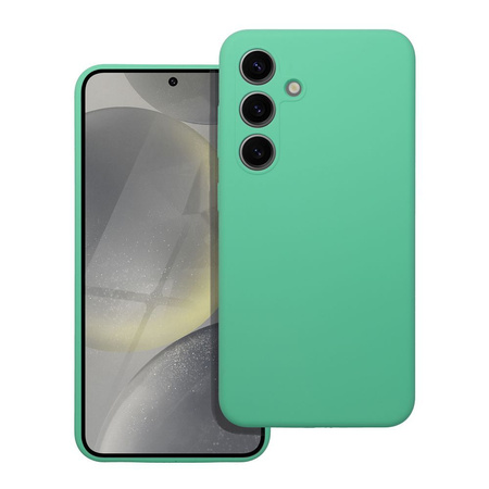 Futerał SILICONE 2mm do SAMSUNG S25 Plus miętowy