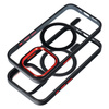 Futerał COLOR EDGE MAG COVER kompatybilny z MagSafe do IPHONE 17 Pro Max czarno czerwony