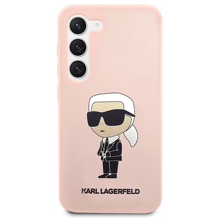Karl Lagerfeld Silicone NFT Ikonik - Etui Samsung Galaxy S23+ (różowy)