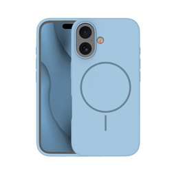 Nakładka Silicone Thin Mag do iPhone 16 Plus 6,7" jasnoniebieska