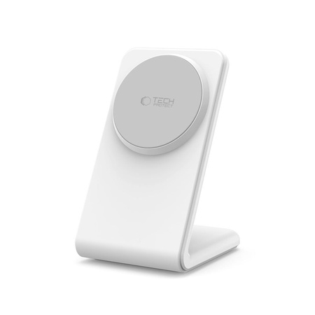 TECH-PROTECT QI15W-A38 MAGNETIC MAGSAFE WIRELESS CHARGER WHITE