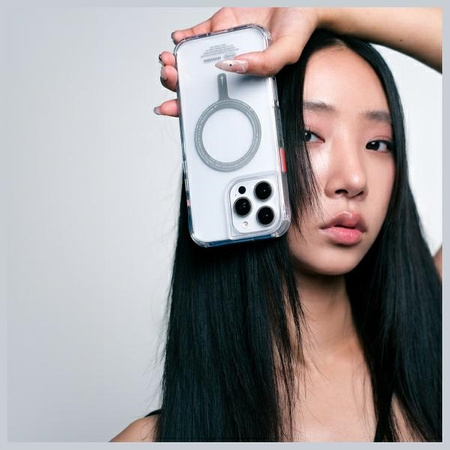 Skinarma etui Saido iPhone 16 Pro 6.3" Magnetic Charging przezroczysty/clear