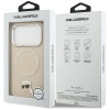 Karl Lagerfeld Karl Pin MagSafe Case für iPhone 17 Pro Max - Beige