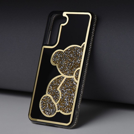 Futerał TEDDY BEAR do SAMSUNG S25 Edge złoty