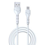 Devia kabel Kintone USB - MicroUSB 1,0 m 2,1A biały