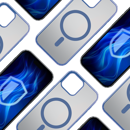 3MK Frosty MagCase iPhone 15 Plus niebieski/blue