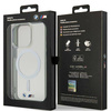 Case BMW BMHMP14XHCRS iPhone 14 Pro Max 6.7&quot; transparent hardcase Silver Ring MagSafe