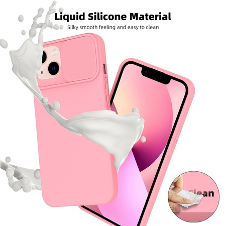 Futerał SLIDE do SAMSUNG A14 5G / A14 4G jasnoróżowy