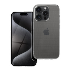 Futerał CLEAR CASE 2mm do IPHONE 15 PRO (camera protection)