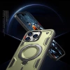 Hybrid Armor Trendige Hülle mit MagSafe für iPhone 16 Pro – Grün