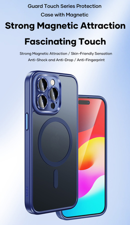 Rock Etui Guard Touch Matte Series Magnetic do Iphone 15 Plus czarne