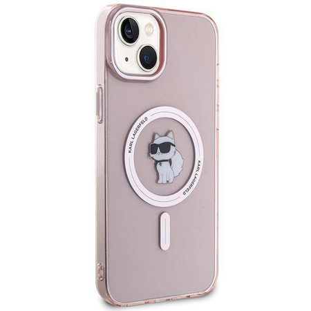 Karl Lagerfeld nakładka do iPhone 15 Plus 6,7" KLHMP15MHFCCNOP różowe HC Magsafe IML C