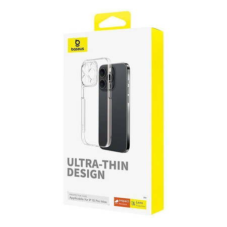 Etui APPLE IPHONE 15 PRO MAX Baseus OS-Lucent Series transparentne