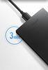 Ugreen kieszeń na dysk HDD SSD obudowa dysku SATA 2,5'' USB 3.2 Gen 1 (5 Gbps) micro USB SuperSpeed + kabel 0,5 m czarny (CM237 60353)