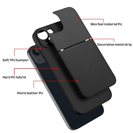 Futerał NOBLE do IPHONE 15 Plus czarny