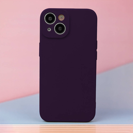 Nakładka Silicon do iPhone 16 Plus 6,7&quot; śliwkowa