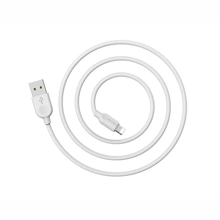 Borofone Kabel BX14 LinkJet - USB na Lightning - 2,4A 1 metr biały