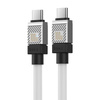 Baseus kabel CoolPlay USB-C - USB-C 2m 100W biały