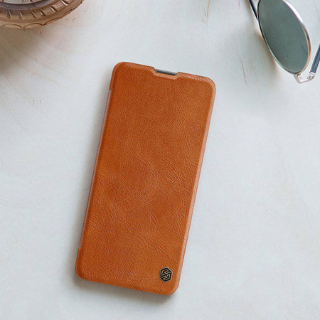 Nillkin Qin Case etui do Xiaomi Redmi Note 11 Pro+ (China) / Redmi Note 11 Pro (China) osłona na aparat kabura pokrowiec obudowa z klapką czarny