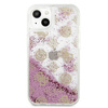 Guess GUHCP13SLGPEPI iPhone 13 mini 5,4" różowy/pink hardcase Peony Liquid Glitter