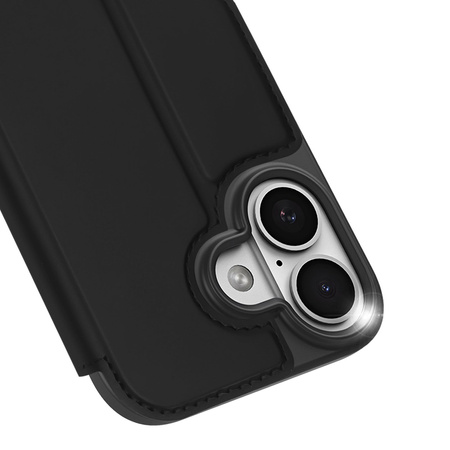 Dux Ducis Skin Pro iPhone 17 Case with Flip and Card Slot - Black