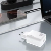 Ładowarka sieciowa Dudao A29 65W GaN 2 x USB-C + 1 x USB-A - biała