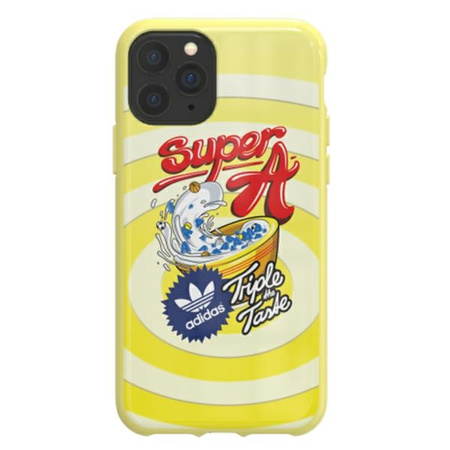 Adidas Molded Case BODEGA iPhone 11 Pro yellow / yellow 36343