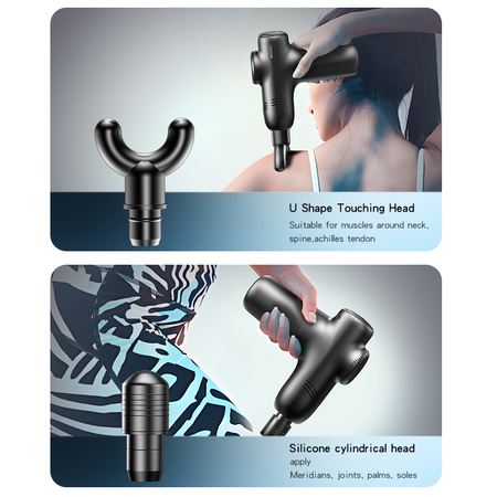 Yesido Pistolet do masażu / masażer MG01 Massage Gun czarny