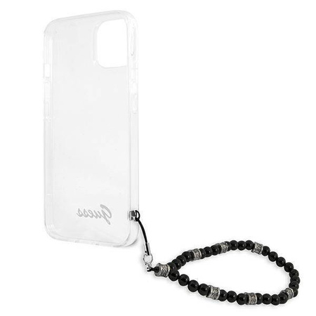 Guess nakładka do iPhone 13 6,1" GUHCP13MKPSBK przeźroczysta hard case Black Pearl