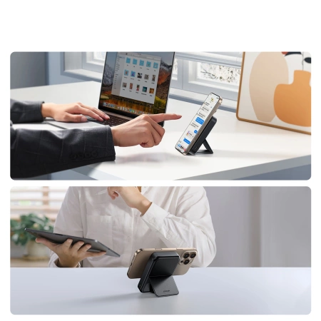 Joyroom JR-PBM11 Powerbank 10000mAh 22.5W Qi2, MagSafe compatible, with stand - black