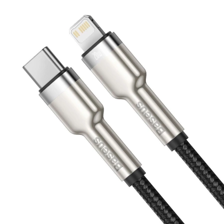 Baseus Cafule Series Metal Data Cable Type-C to iP PD 20W 1m Black