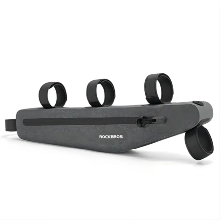 Rockbros AS-052 waterproof bicycle bag for frame - gray