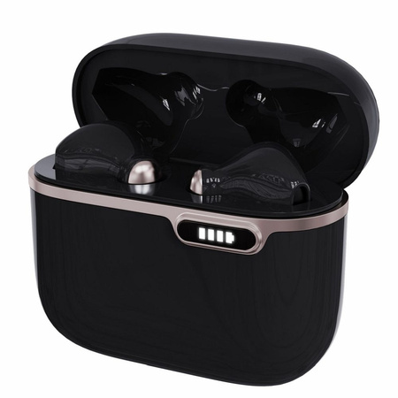 Słuchawki bezprzewodowe / bluetooth Stereo TWS ART AP-TW-B4B + stacja dokująca ze złączem typ C czarne
