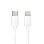 Kabel Typ C do iPhone Lightning 8-pin Power Delivery PD18W 2A C973 biały 1 metr BOX