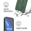 Wozinsky Kickstand Case Silikonhülle mit Ständer für iPhone 12 Pro rot