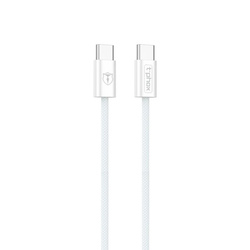 KABEL T-PHOX CC15 SERIES USB-C/USB-C 60W 3A 1M WHITE