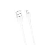 XO kabel NB200 USB - Lightning 1,0m 2.4A biały