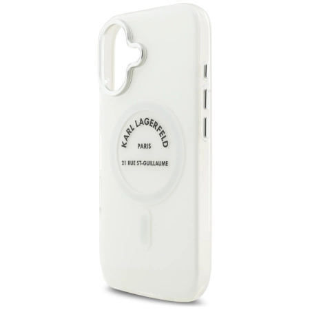 Karl Lagerfeld IML Karl RSG Logo MagSafe Case für iPhone 17 - Transparent