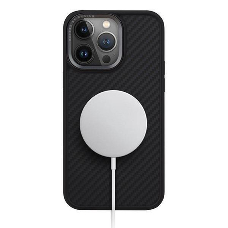 Uniq case Keva iPhone 15 Pro Max 6.7&quot; Magclick Charging black/carbon black