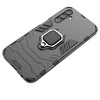 Ring Armor case for Samsung Galaxy A24 4G armored cover magnetic holder ring black