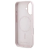 Karl Lagerfeld Silikonhülle Heads Print MagSafe für iPhone 16 - Rosa