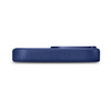 iCarer Case Leather Genuine Leather Case Cover for iPhone 14 Pro Max Blue (WMI14220708-BU) (MagSafe Compatible)